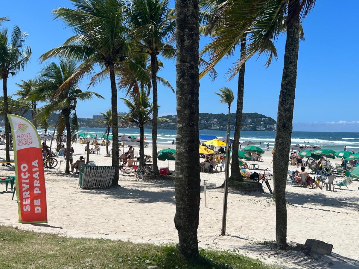 Hotel Ilhas Do Caribe - Na Melhor Regiao Da Praia Da Enseada Guarujá Dış mekan fotoğraf