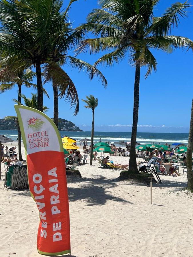 Hotel Ilhas Do Caribe - Na Melhor Regiao Da Praia Da Enseada Guarujá Dış mekan fotoğraf